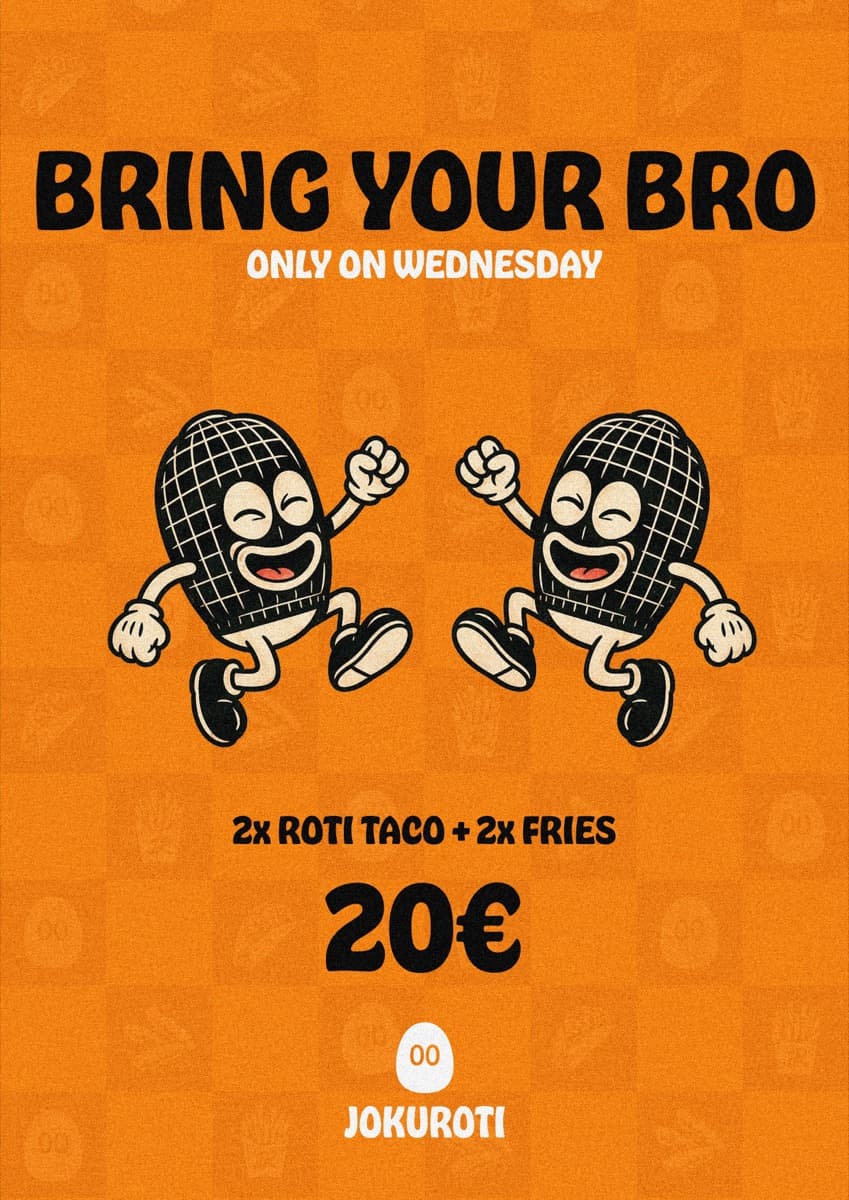 Bring Your Bro -keskiviikon juliste