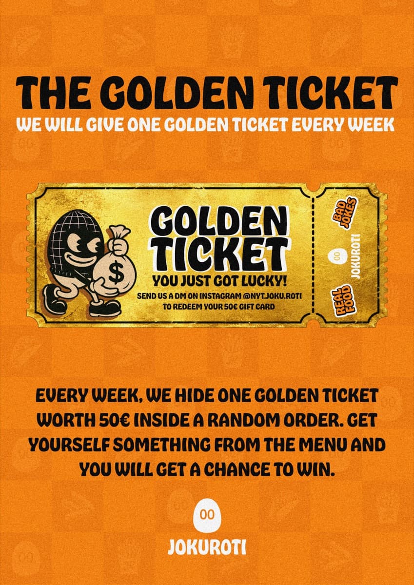 The Golden Ticket -sunnuntain juliste