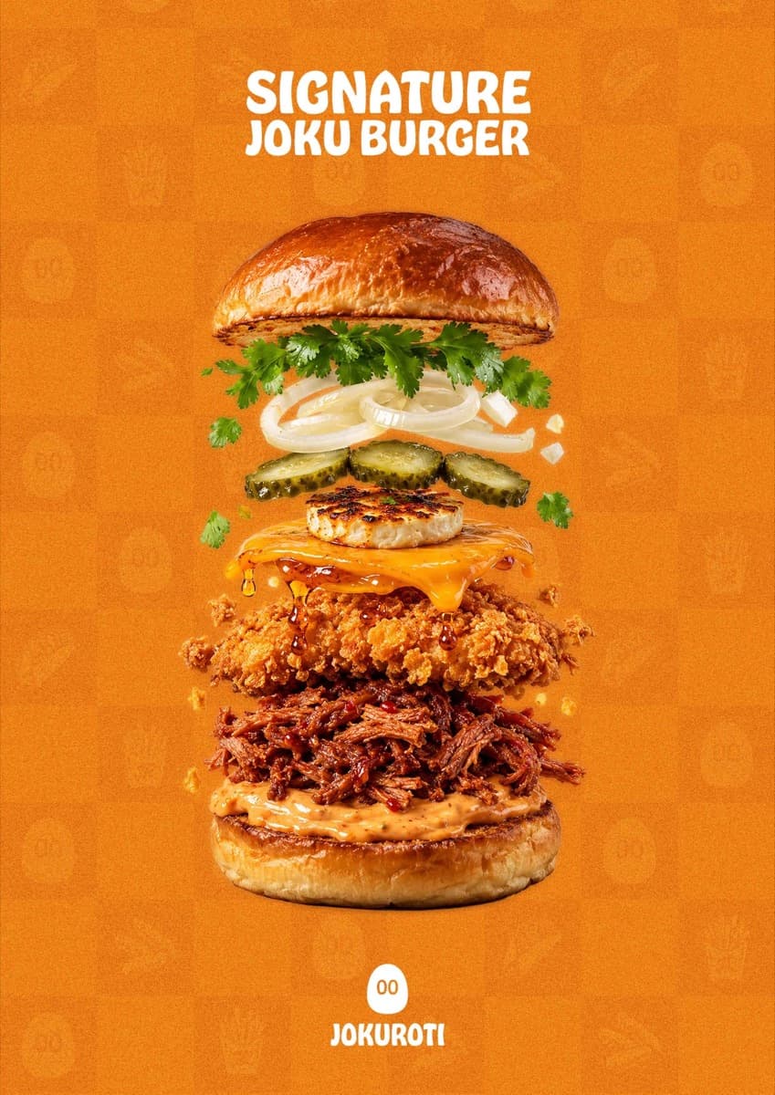 Signature Joku Burger -juliste